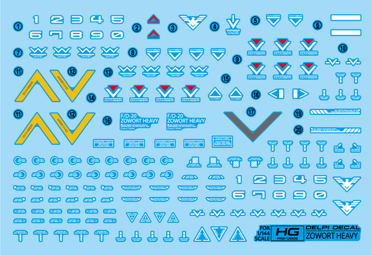 Delpi - HG Zowort Heavy Water Decal
