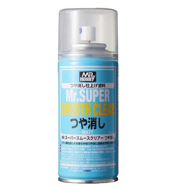 Mr. Hobby - Mr. Super Clear Super Smooth Top Coat Spray - Flat