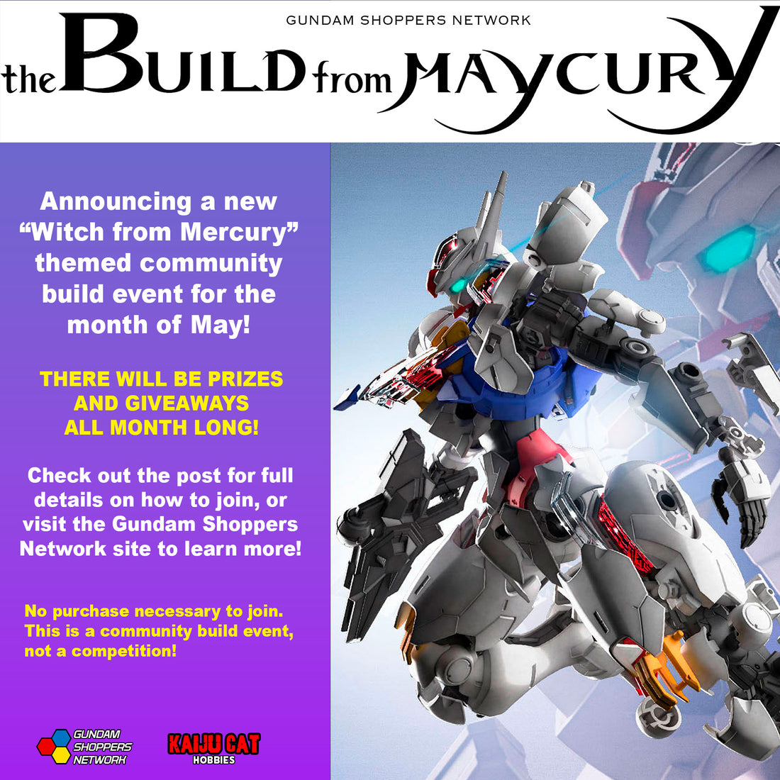The "BUILD from MAYcury" Community Event Starts Now!