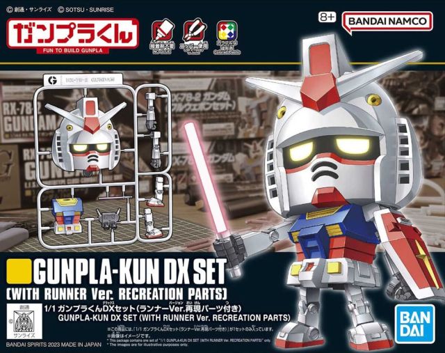 1/1 Gunpla-Kun DX Set (with Runner Ver. Recreation Parts)