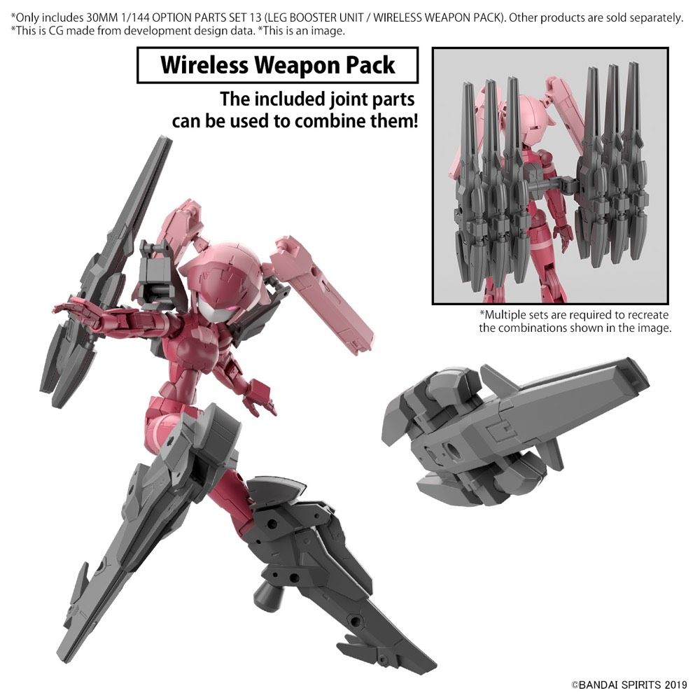 30 Minutes Missions - Option Parts Set 13 (Leg Booster Unit / Wireless Weapon Pack)