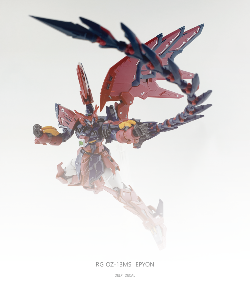 Delpi - RG Epyon WATER DECAL - (Select from Normal or Silver Holo)