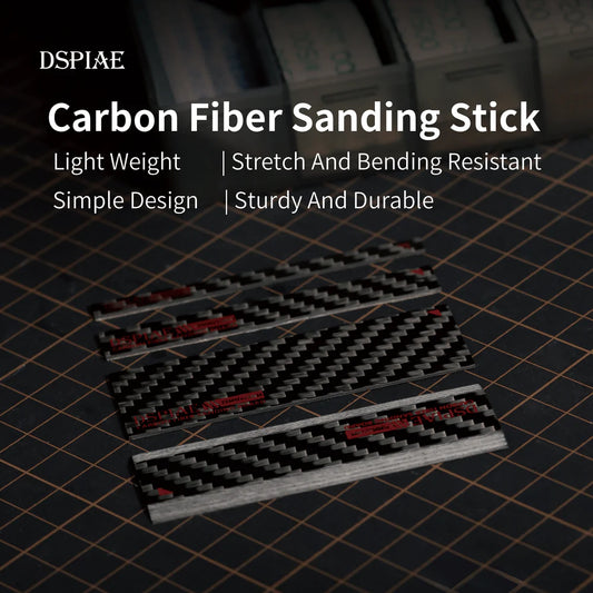 DSPIAE - CB Carbon Fiber Flat Sanding Boards (Select from 4 Options)