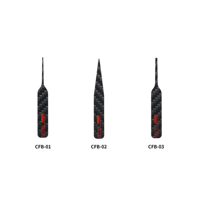 DSPIAE - CFB-S01 / S02 / S03 Irregular Carbon Fiber Sanding Sticks - (Select from 3 Options)