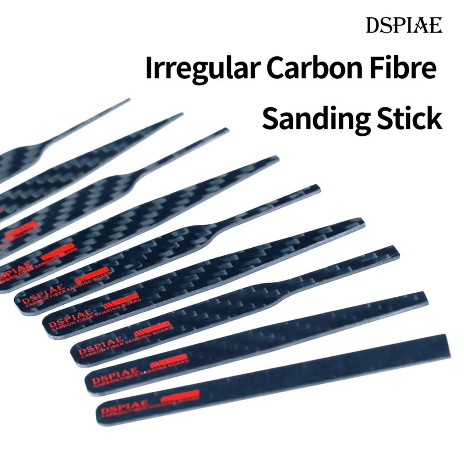DSPIAE - CFB-S01 / S02 / S03 Irregular Carbon Fiber Sanding Sticks - ( –  Gundam Shoppers Network