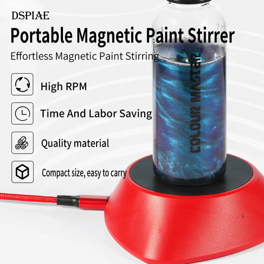 DSPIAE - MS-01 LE Portable Magnetic Paint Mixer