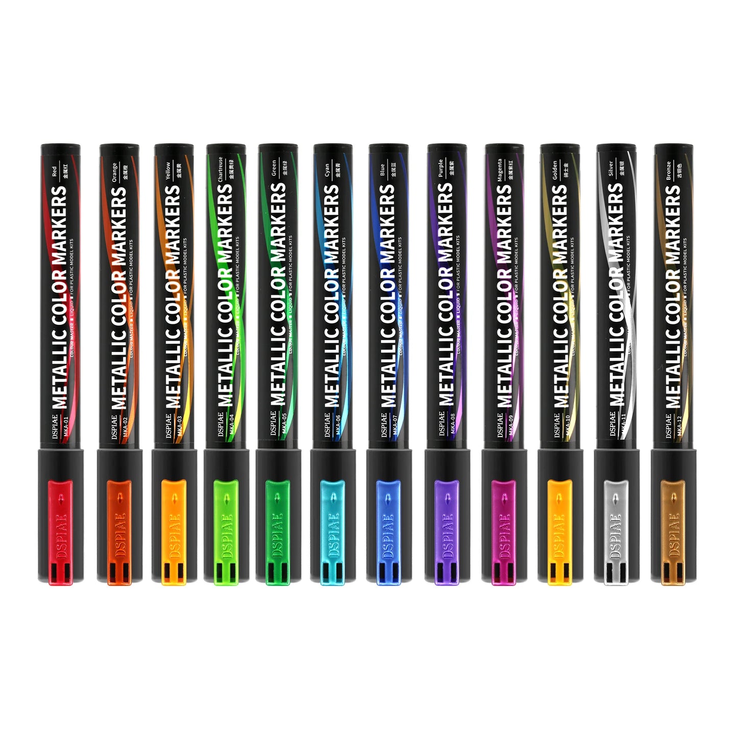 DSPIAE - MKA Super Metallic Paint Markers (Select from 12 Colors)
