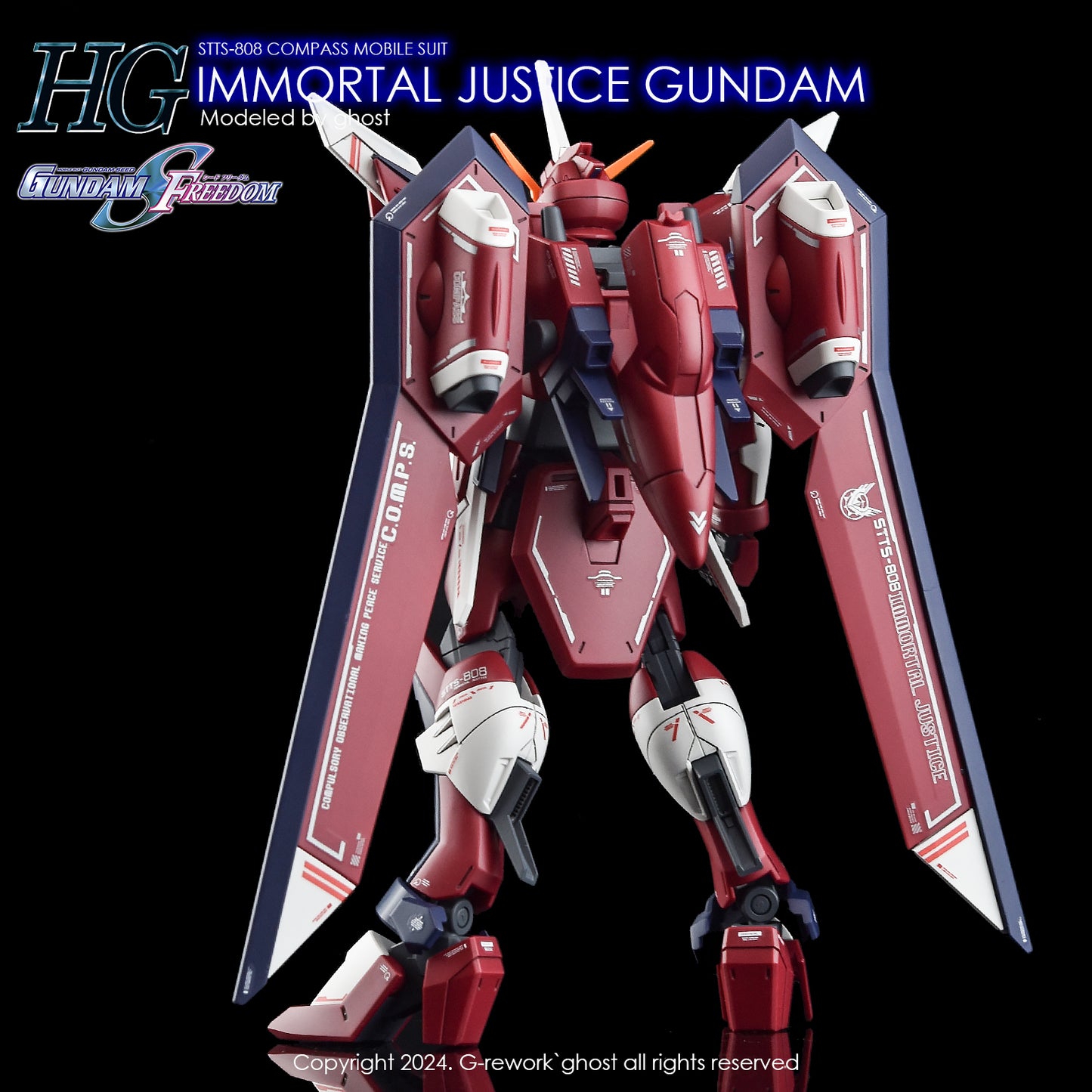 G-Rework - [HG] Immortal Justice Gundam - Water Slide Decals