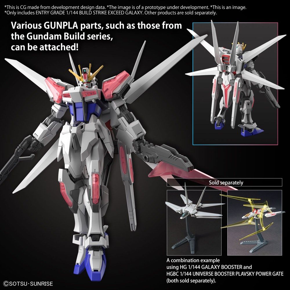 EG Entry Grade Build Strike Galaxy Exceed - (Gundam Build Metaverse)
