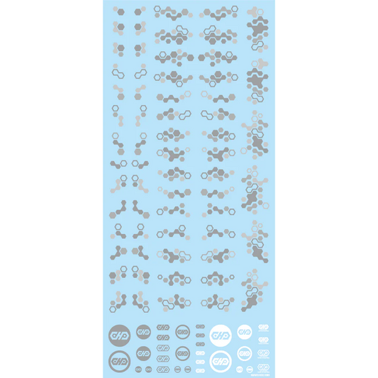 HiQ Parts - Hex Camo Water Slide Decals - (Select from 4 different colors)