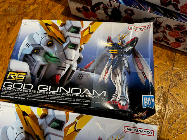 DAMAGED BOX - RG God Gundam (Mobile Fighter G-Gundam series)