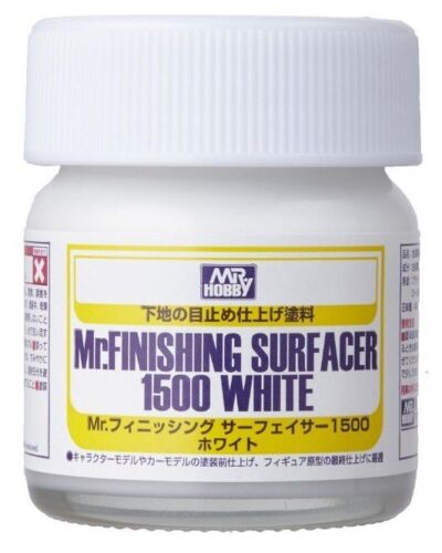 Mr. Hobby - Mr. Finishing Surfacer 1500 White Liquid 40ml
