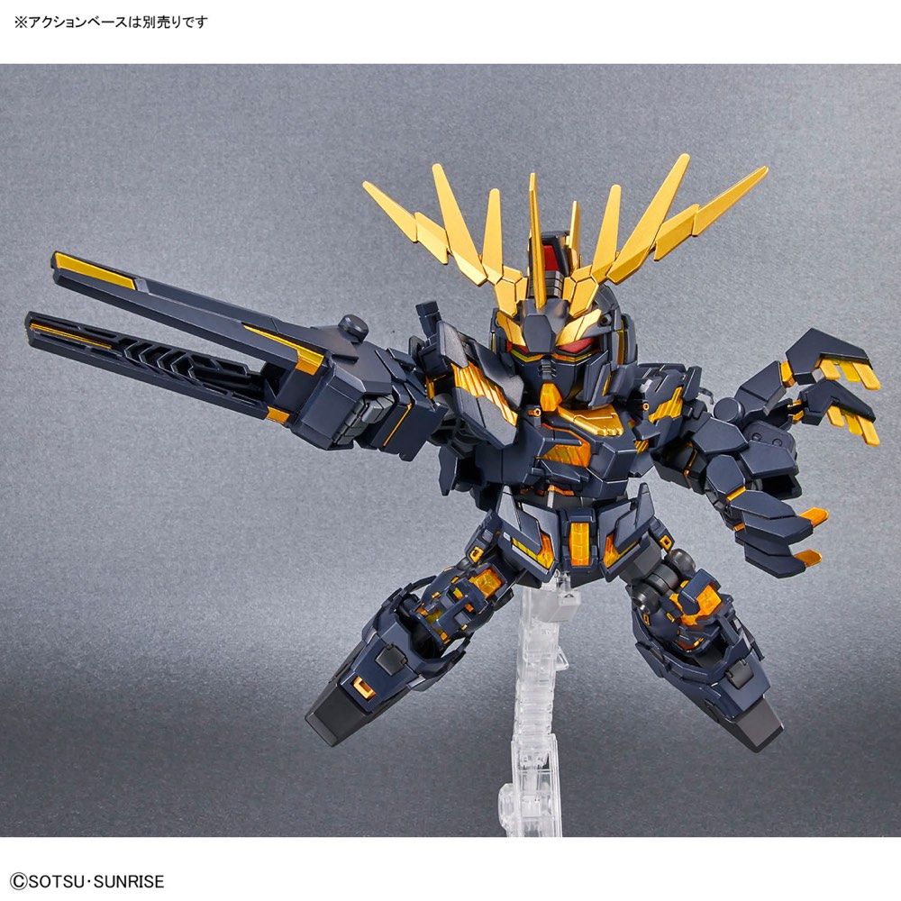 SD Cross Silhouette - Unicorn Gundam 02 Banshee (Destroy Mode) & Banshee Norn Parts Set