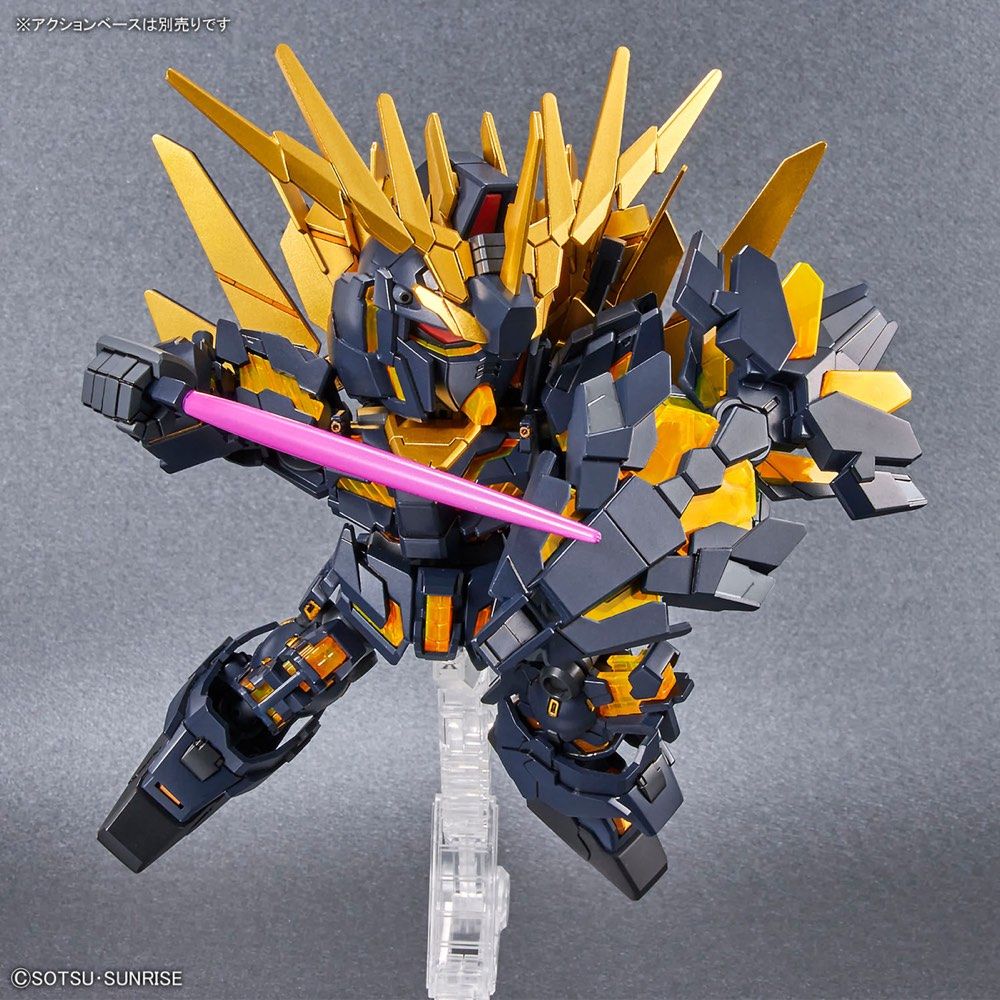 SD Cross Silhouette - Unicorn Gundam 02 Banshee (Destroy Mode) & Banshee Norn Parts Set
