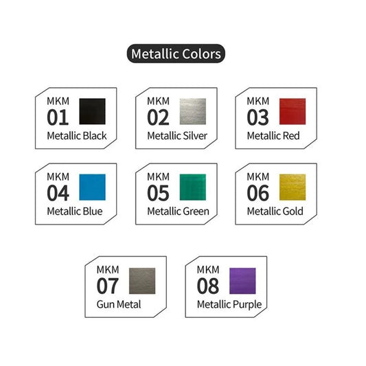 DSPIAE - MKM Metallic Soft Tipped Markers - (Select from 8 Colors)
