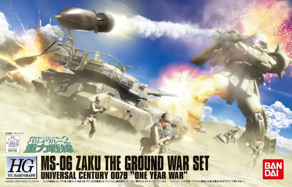 HGUC MS-06 Zaku "The Ground War Set"