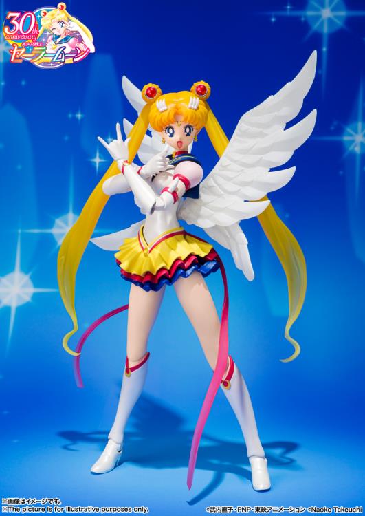 S.H. Figuarts Eternal Sailor Moon Action Figure - Pretty Guardian Sailor Moon Sailor Stars