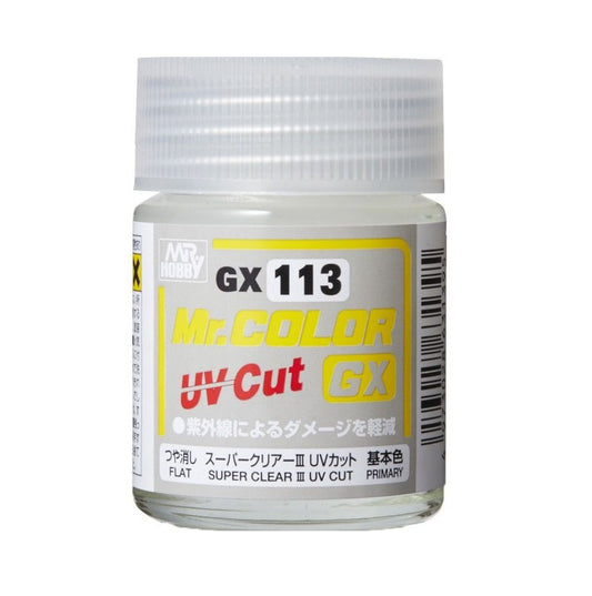 Mr. Color GX113 - Super Clear III UV Cut Flat (18ml)