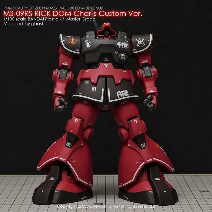 G-Rework - [MG] RICK-DOM Char Custom Version - Waterslide Decals