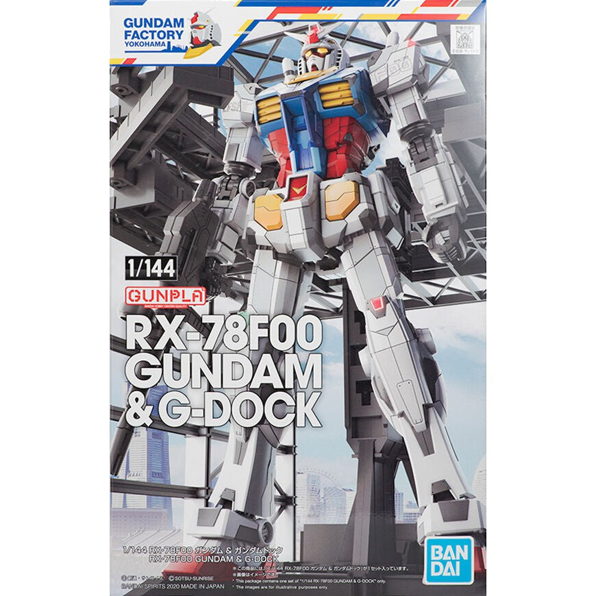 Gundam Factory 1/144 RX-78F00 Gundam and G-Dock