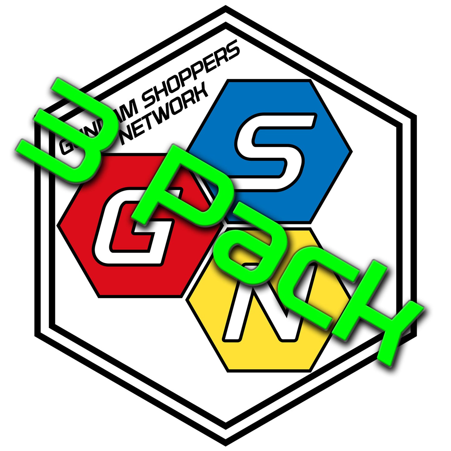 GSN Primary Logo Stickers (version 2) - 3 Pack
