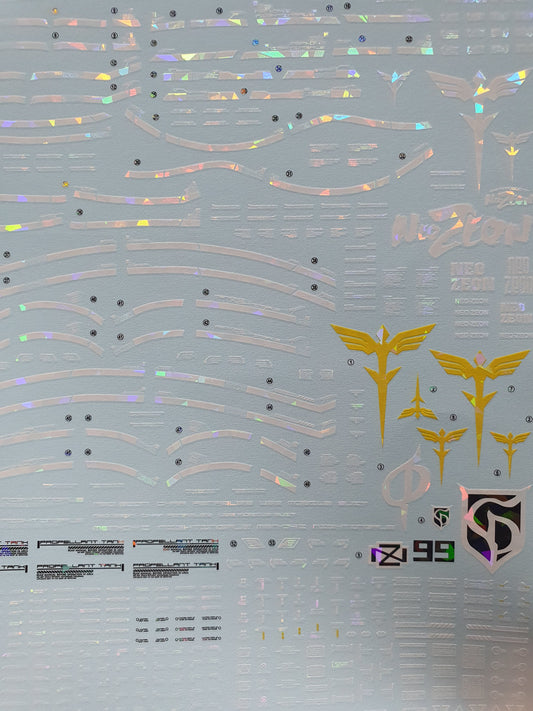 Delpi - HG NIGHTINGALE WATER DECAL - Holo Polygonal