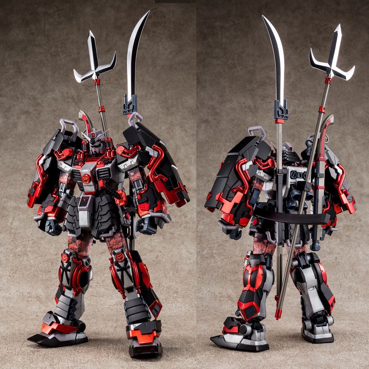 P-Bandai MG Shin Musha Gundam Sengoku No Jin Black Robe Large Armor