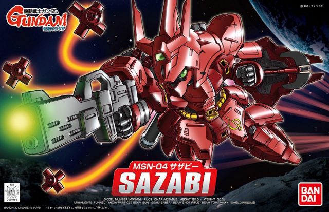 SD BB Senshi - MSN-04 Sazabi