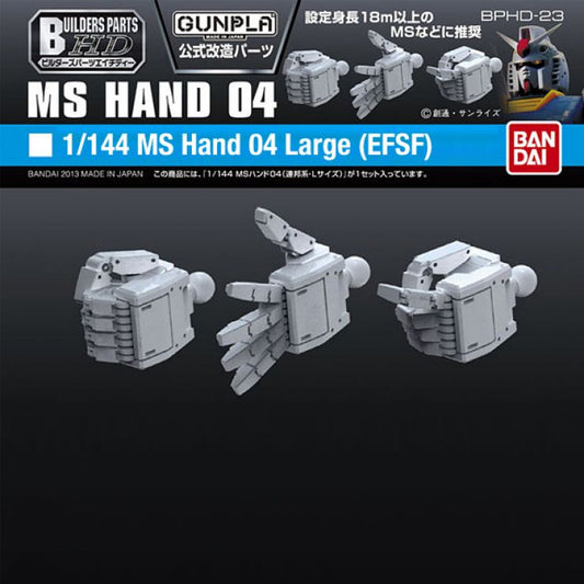 Gunpla Builders Parts - BPHD-23 - 1/144 MS Hand 04 Large (EFSF)