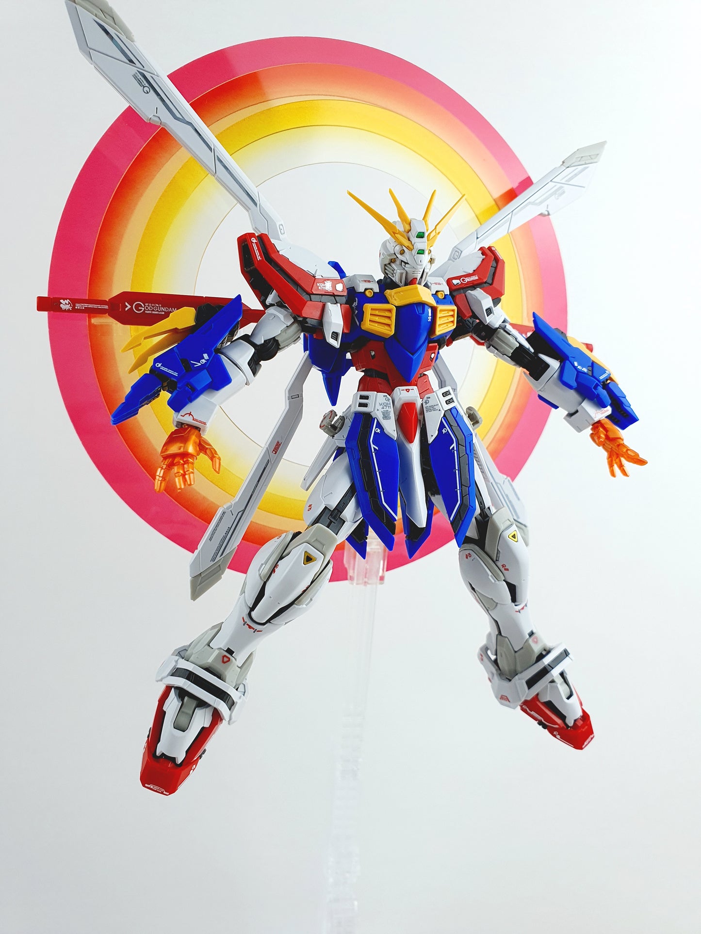 Delpi - RG God Gundam Water Decal - (Select Normal or Holo)