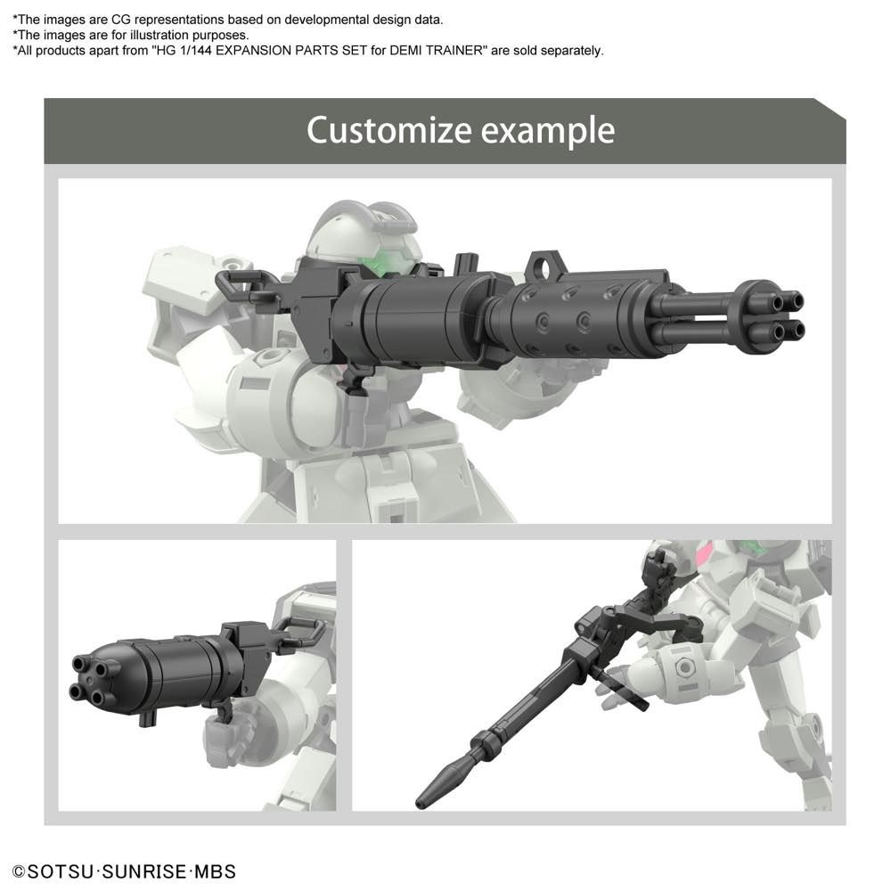HG Demi Trainer Expansion Parts Set - (Mobile Suit Gundam Witch from Mercury)