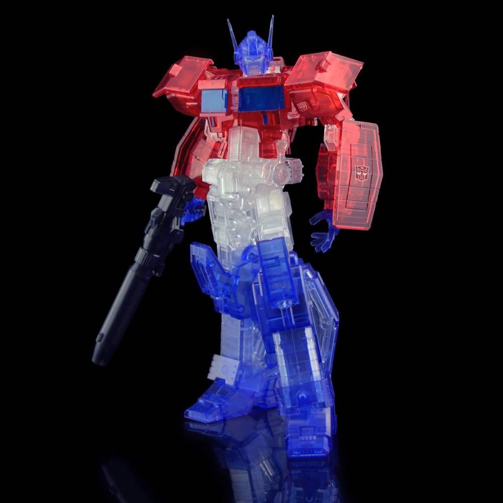 Flame Toys Furai Model Transformers - Optimus Prime (IDW Clear Version)