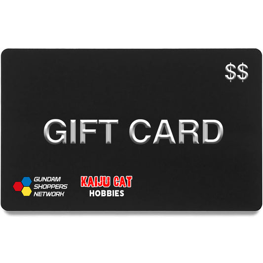 Kaiju Cat Hobbies / Gundam Shoppers Network Gift Card (Select from Multiple Options)