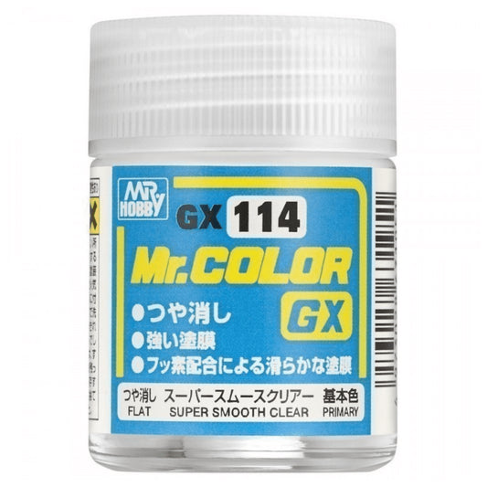 Mr. Color GX114 - Super Smooth Clear Flat (18ml)