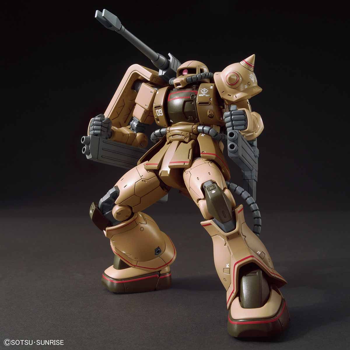 HG GTO MS-06CK Zaku Half Cannon (Gundam The Origin Ver.)