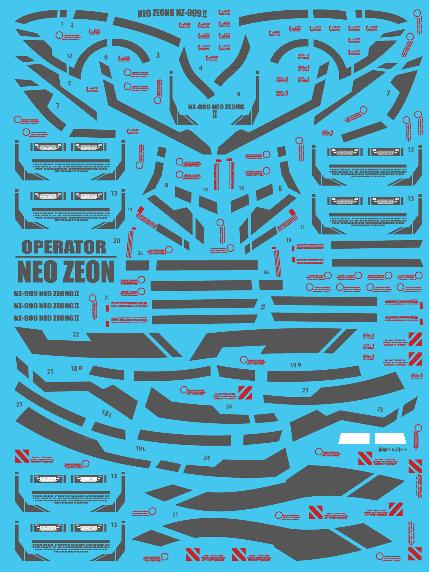 Delpi - HG NEO ZEONG NT WATER DECAL