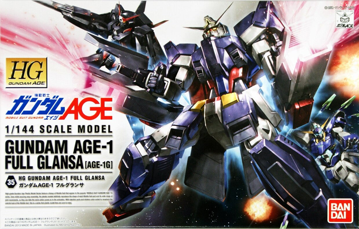 HG AGE AGE-1G Gundam AGE-1 Full Glansa