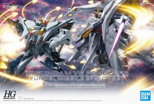 HGUC Xi Gundam VS Penelope Funnel Missile Effect Set