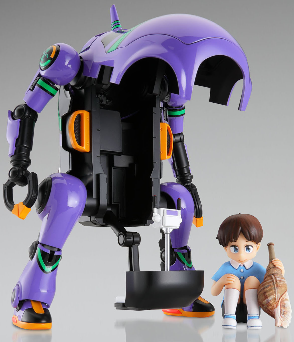 Mechatro WeGo x Evangelion Unit-01 + Shinji Ikari 1/20 Scale Model Kit