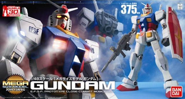 Mega Size 1/48 RX-78-2 Gundam - PREORDER (Estimated to arrive 9/27/23)