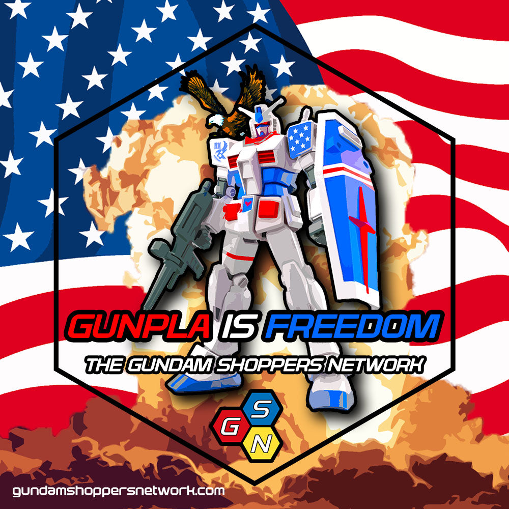 GSN "Gunpla Is Freedom" Sticker - Limited Run!
