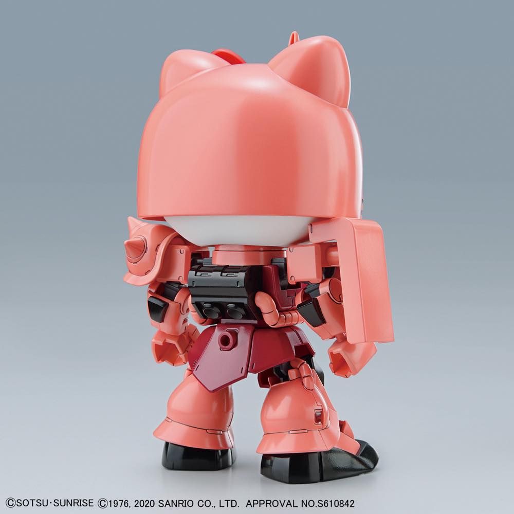SD Cross Silhouette - Zaku II Char Custom / Hello Kitty Set
